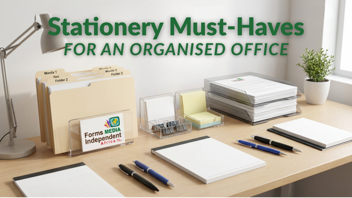 Discover essential stationery items to organize your office, boost productivity, and reduce stress. From pens to filing systems, find your must-haves.